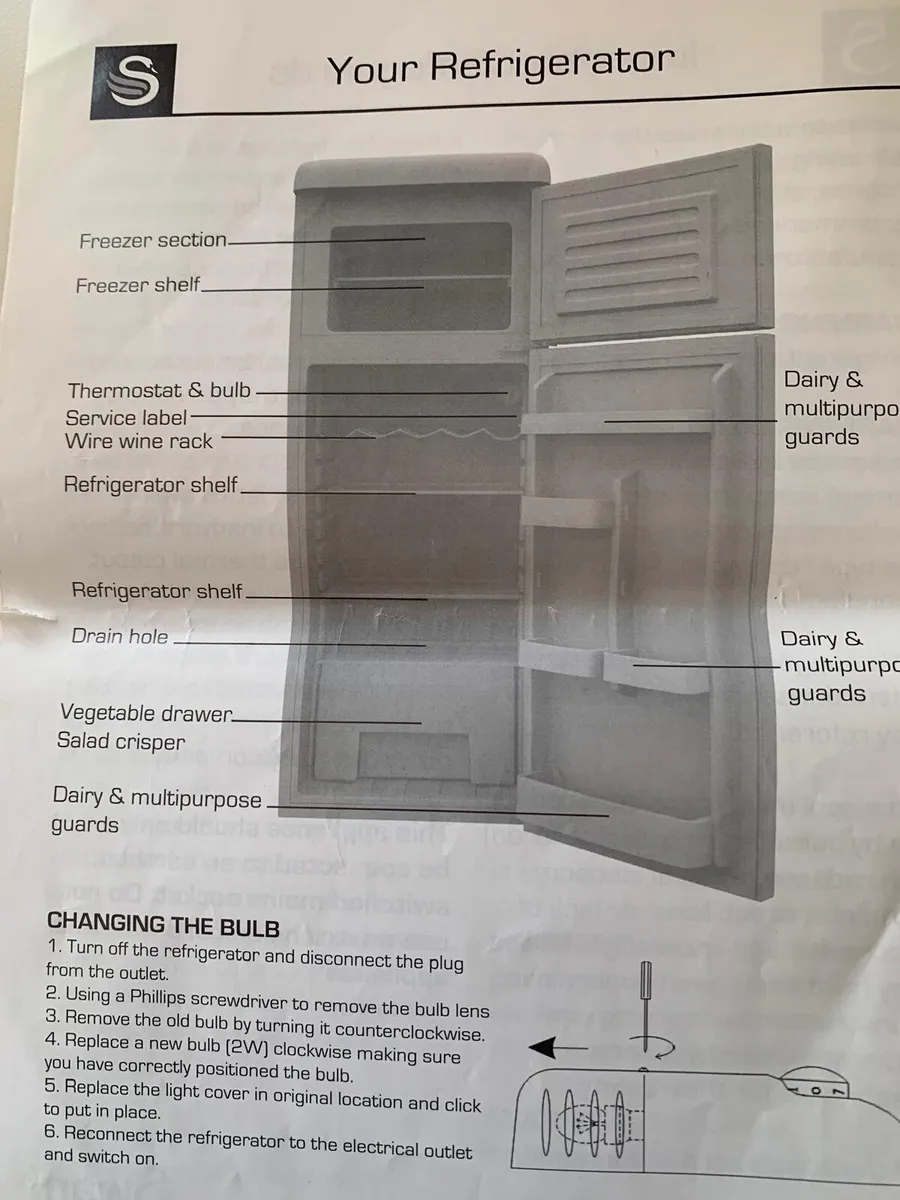 Swan Retro Cream Top Mounted Fridge Freezer - Image 2