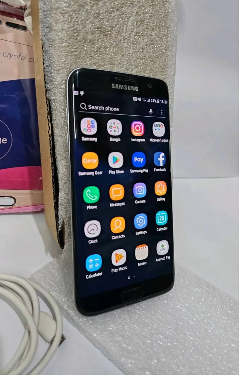 Samsung Galaxy S7 edge (32gb) Black Grade A Unlock - Image 1