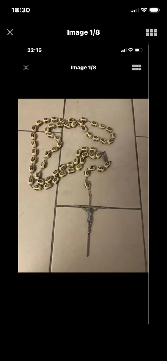 Very Rare Giant Size Rosary Beads - Image 1