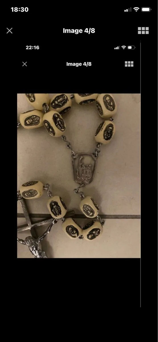 Very Rare Giant Size Rosary Beads - Image 4
