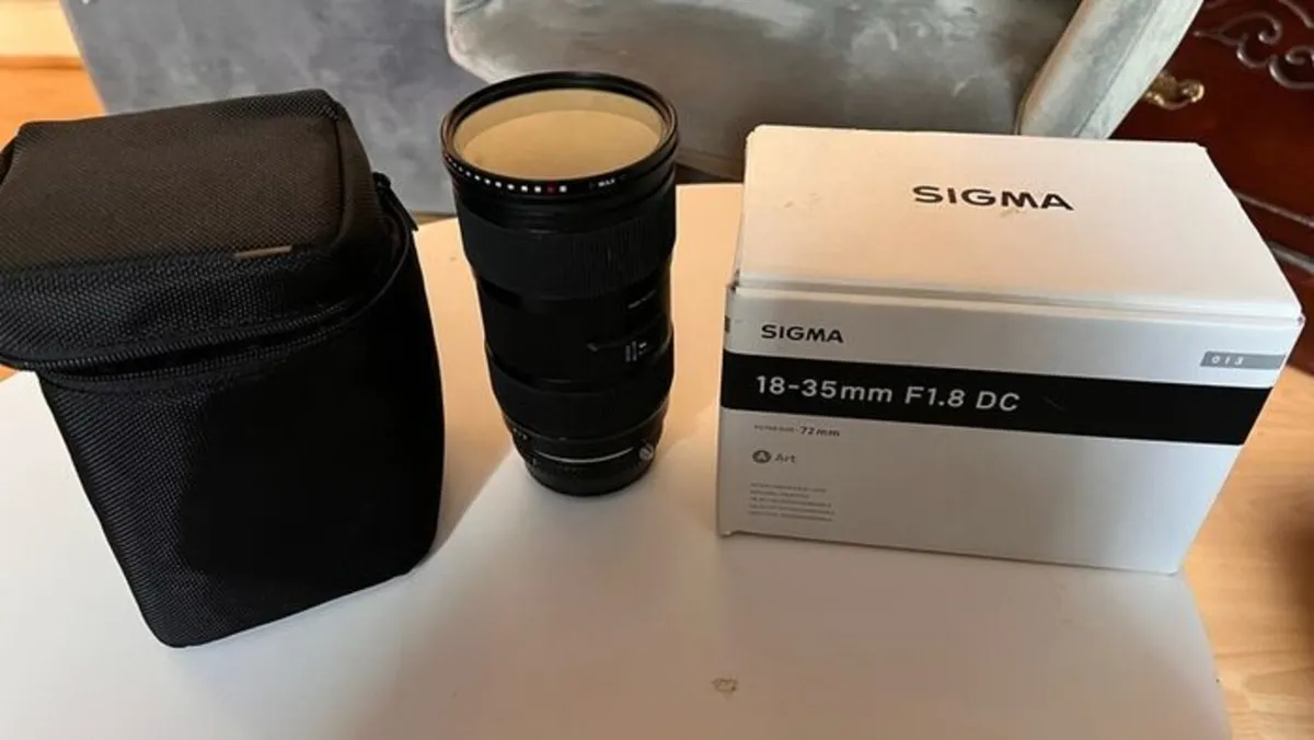 Sigma Lens 18-35mm F1.8 DC Art (EF Mount) - Image 1