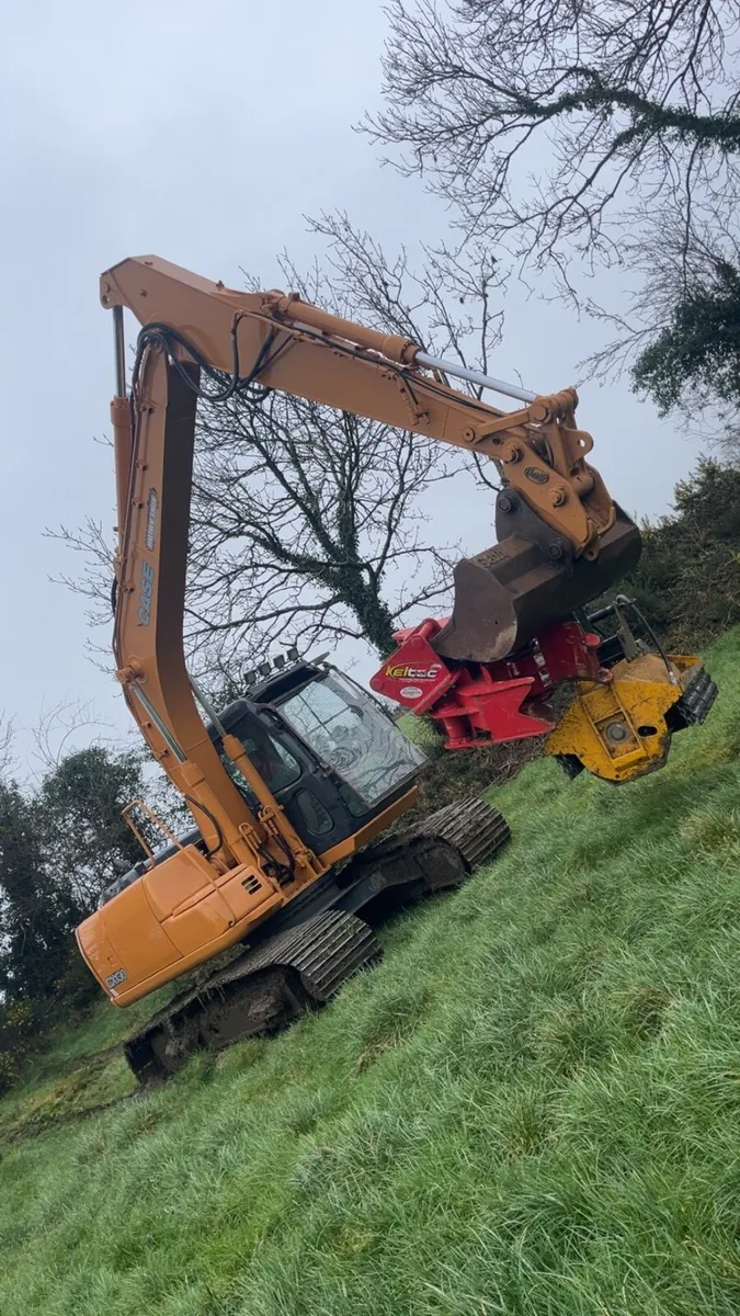 Digger hire tree shears/Mulcher, groundworks - Image 1
