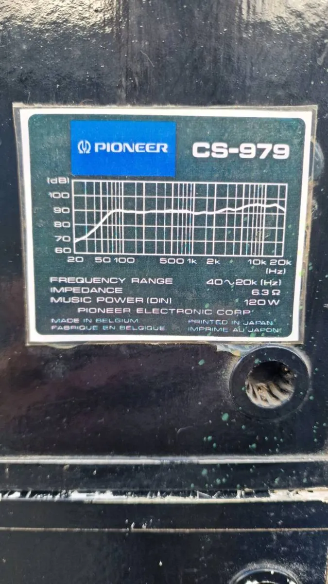 4 pioneer vintage speakers - Image 2