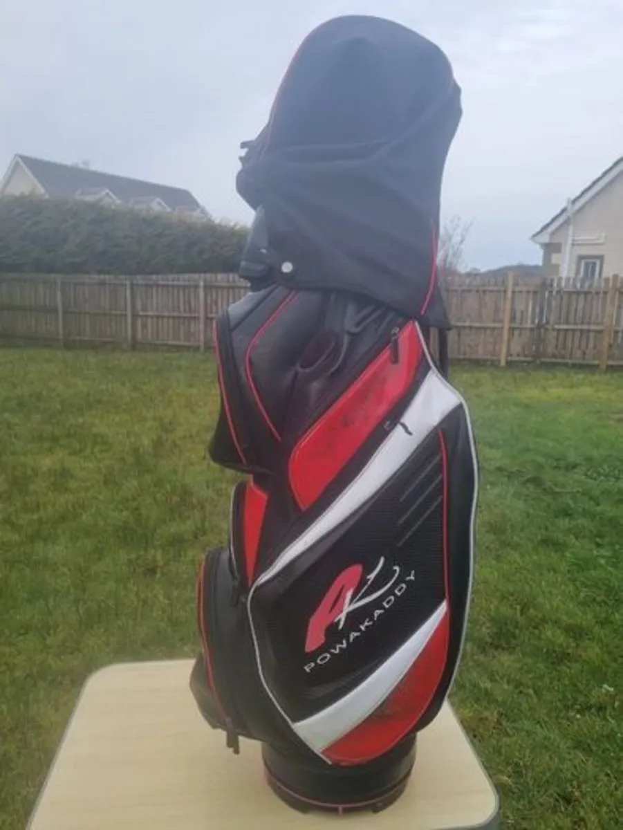 Powercaddy cart bag with head cover - Image 3