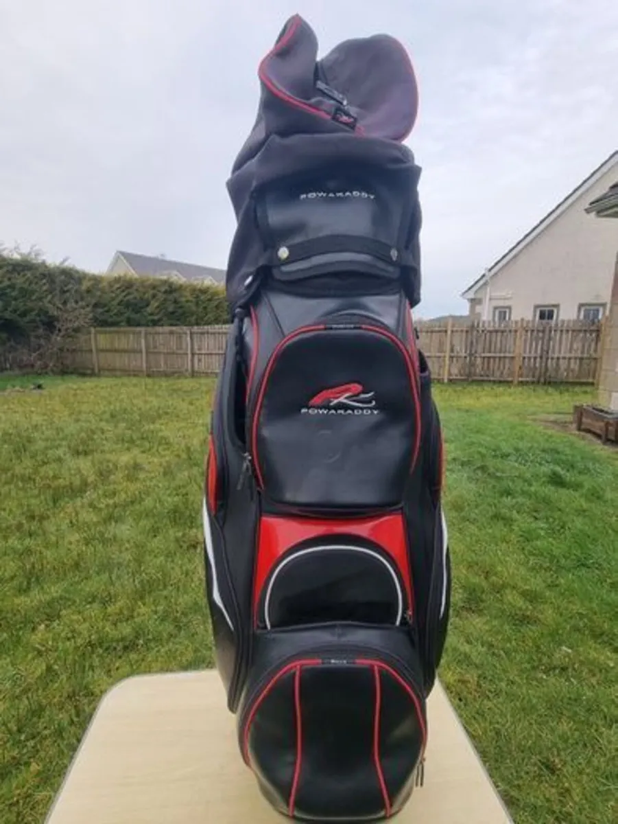 Powercaddy cart bag with head cover - Image 1