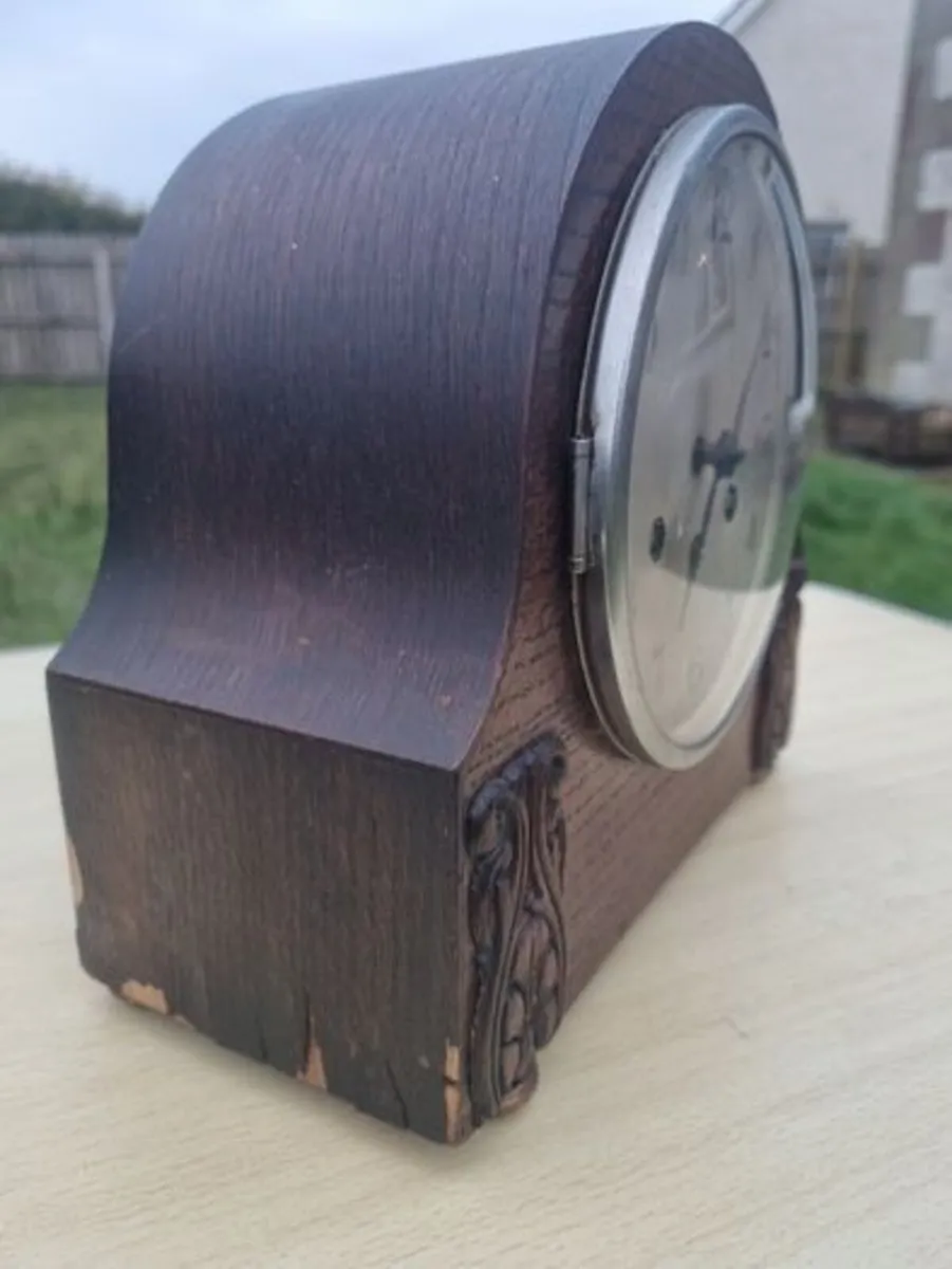 Art Deco Vintage Mantel Clock - Image 3