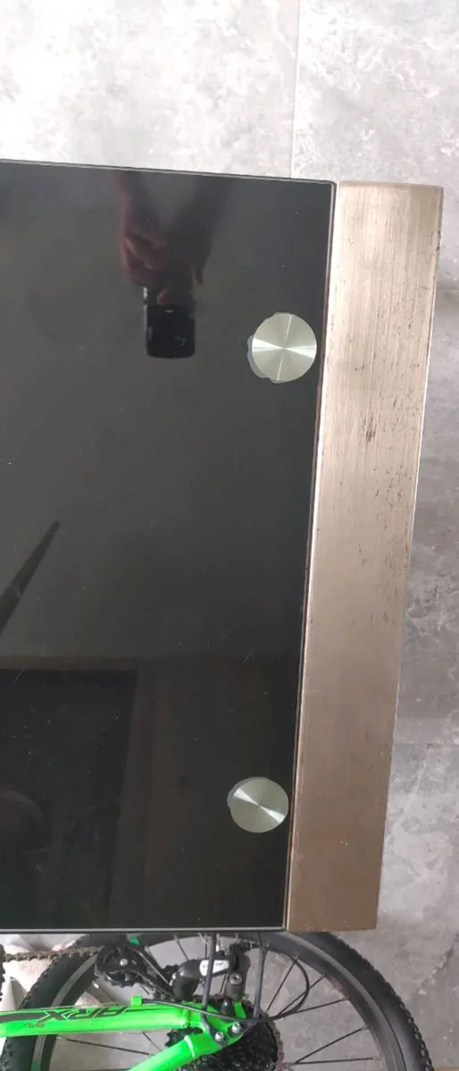 Coffee black glass table - Image 2