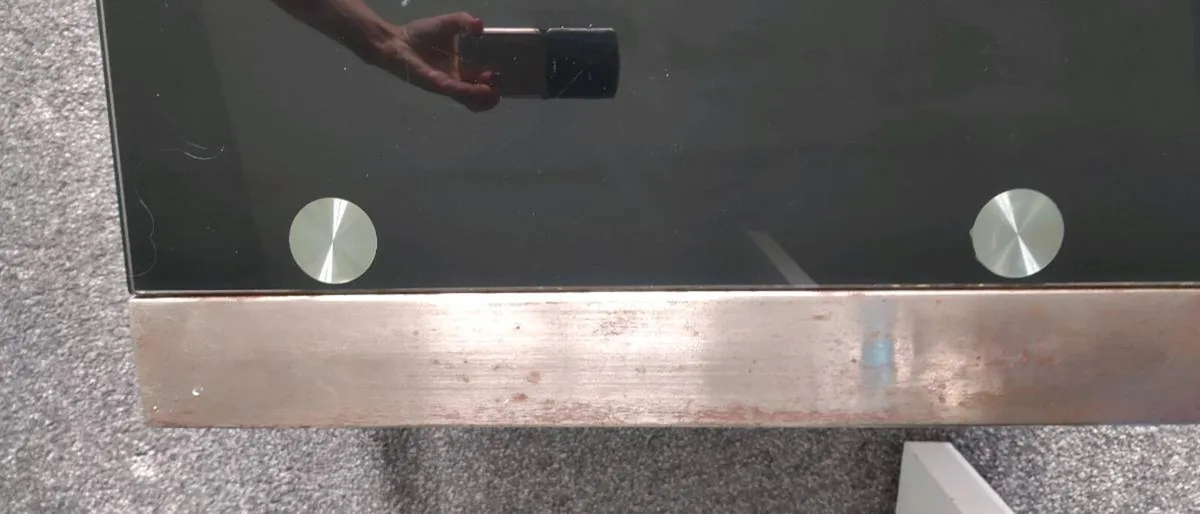 Coffee black glass table - Image 4