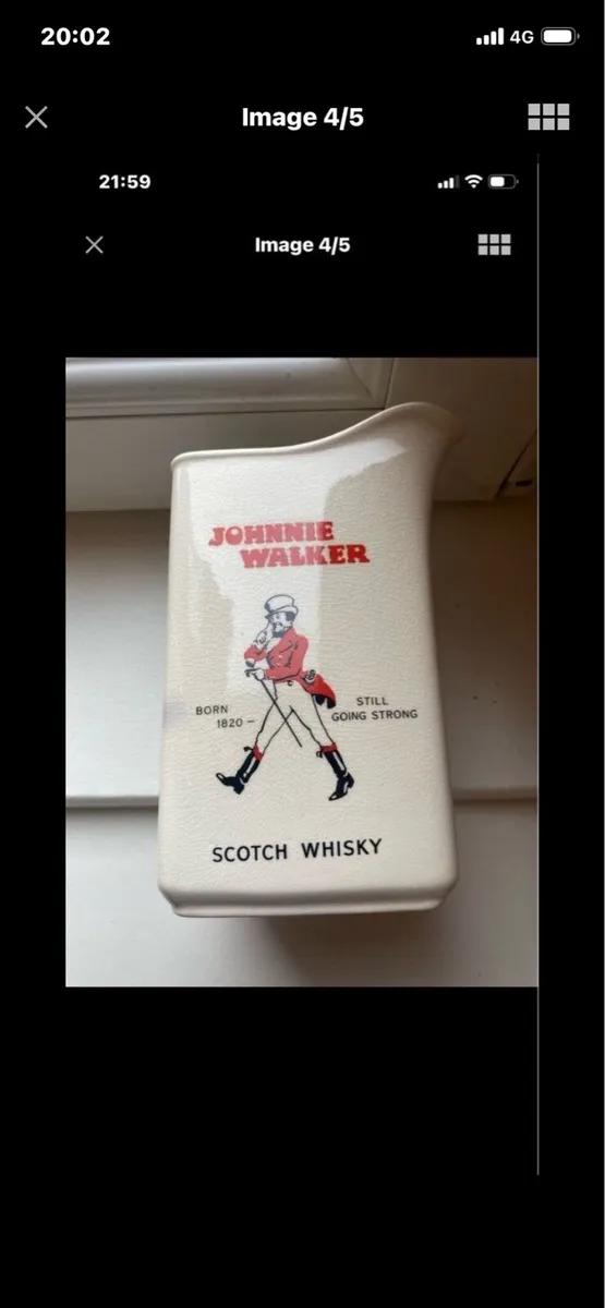 Johnnie Walker Water Jug - Image 1