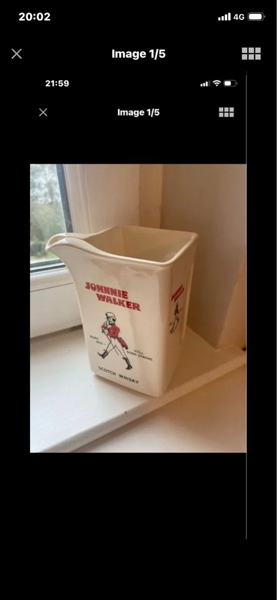 Johnnie Walker Water Jug - Image 2