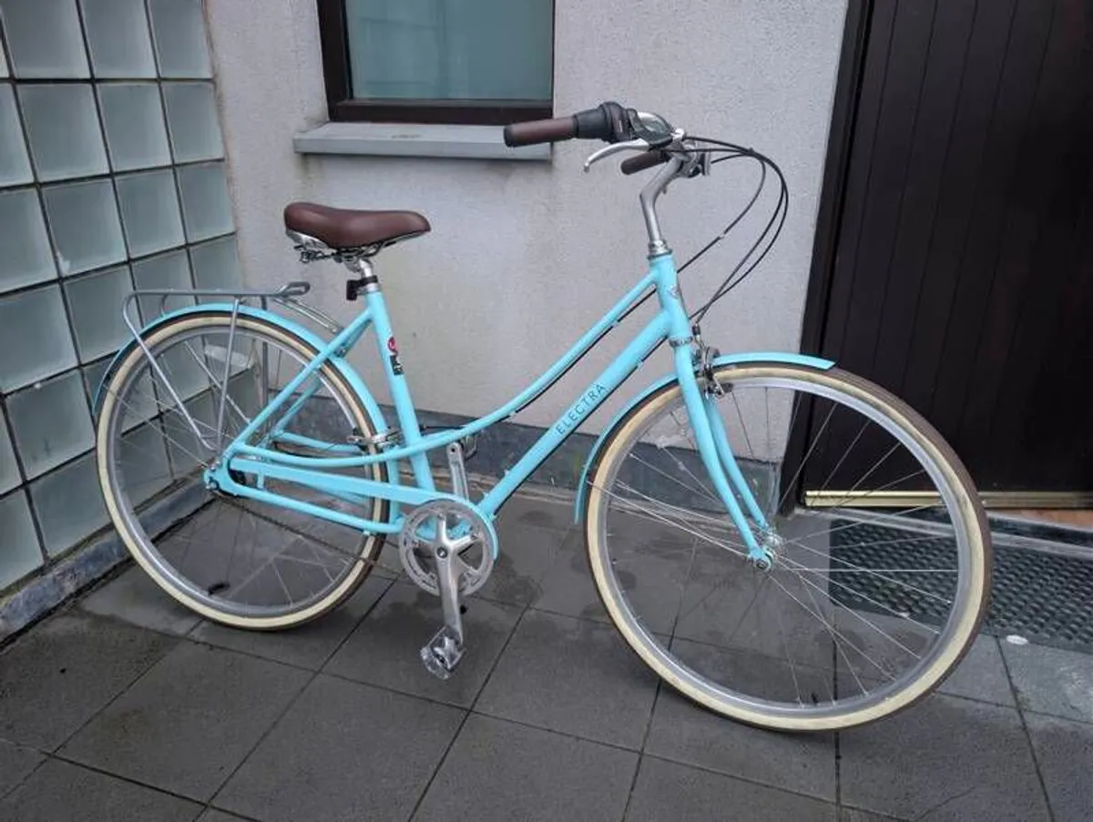 TREK Electra Loft 7i Step-Thru Blizzard Blue - Image 1