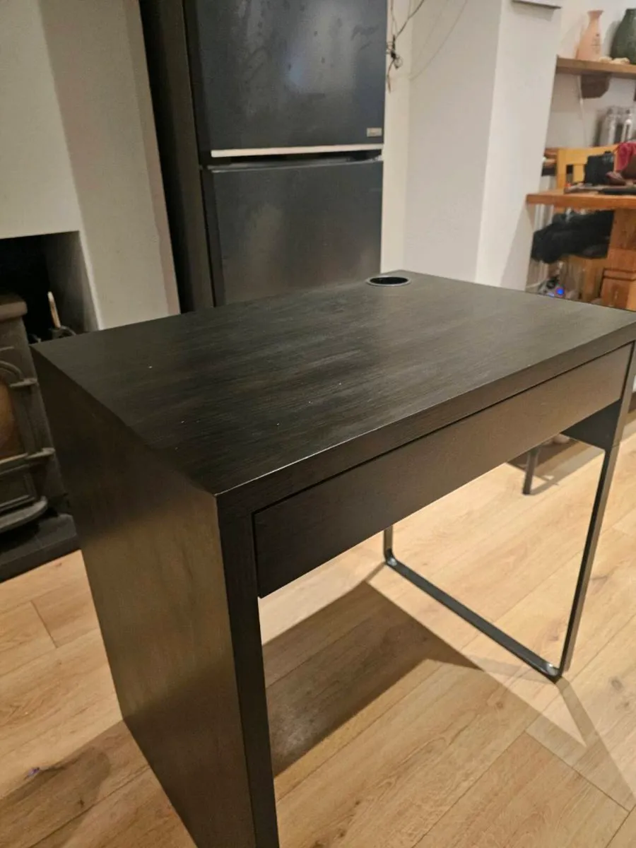 Free IKEA black desk - Image 3