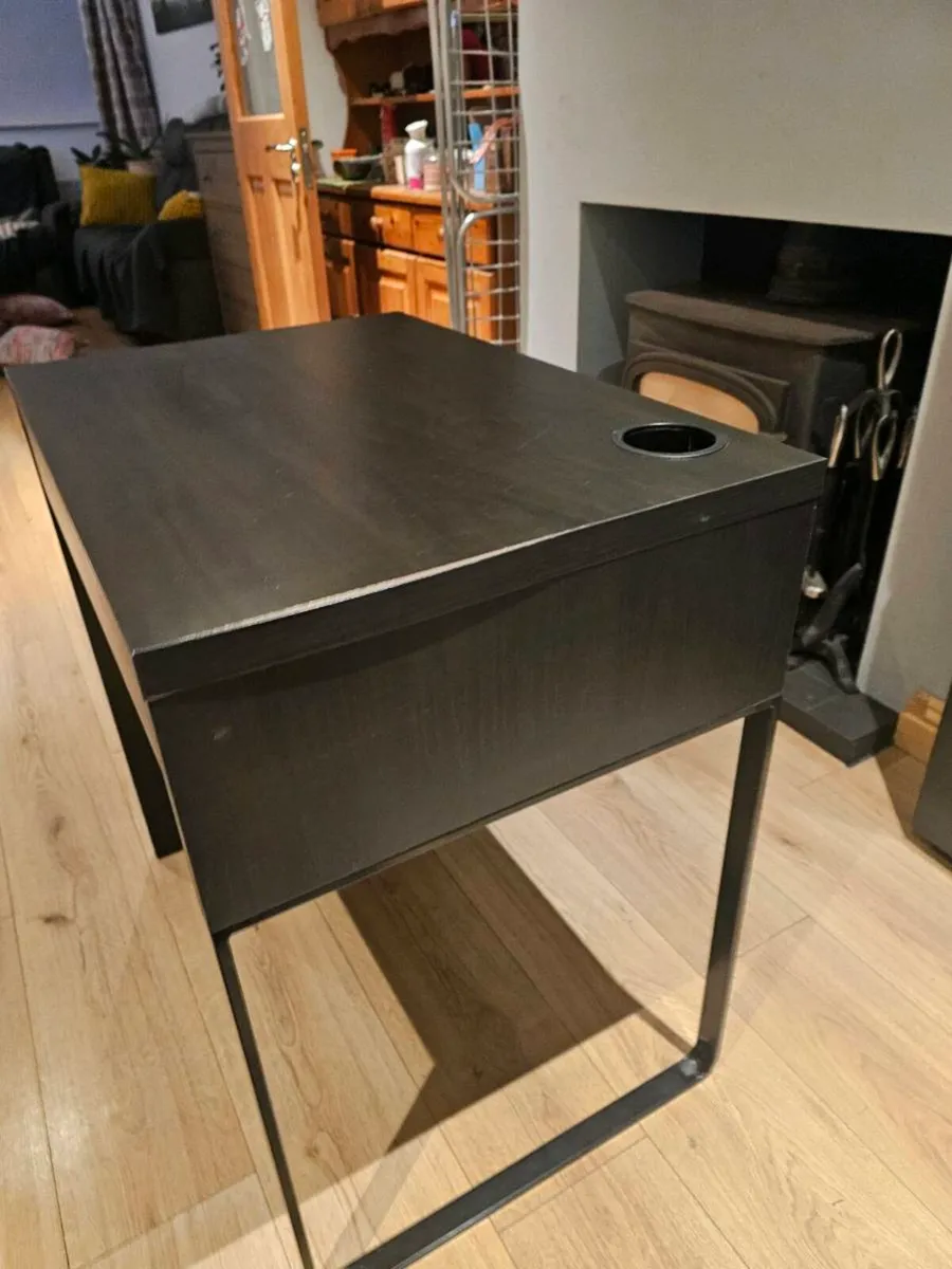 Free IKEA black desk - Image 1