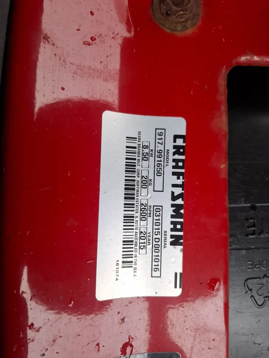 Jonsred ride on mower - Image 2