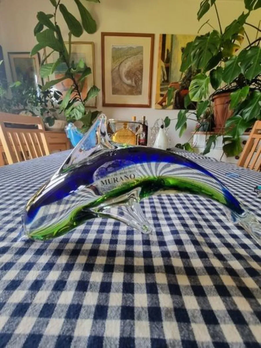 Big Murano glass dolphin - Image 1