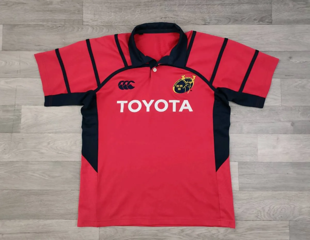Vintage 2005 Canterbury Munster Rugby Jersey M - Image 1