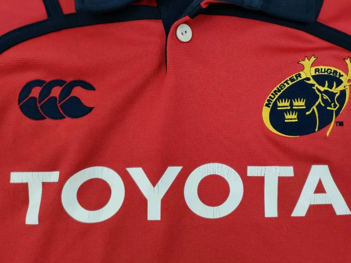 Vintage 2005 Canterbury Munster Rugby Jersey M - Image 3