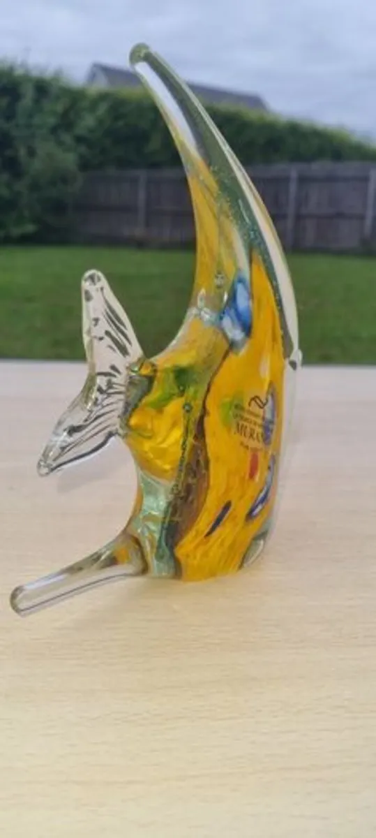 Large colorful Murano fish - Image 1