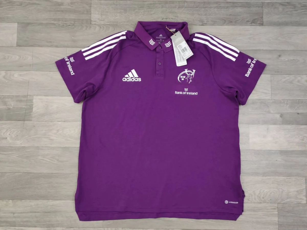 Adidas Munster Rugby Polo Shirt Men's XL - Image 1