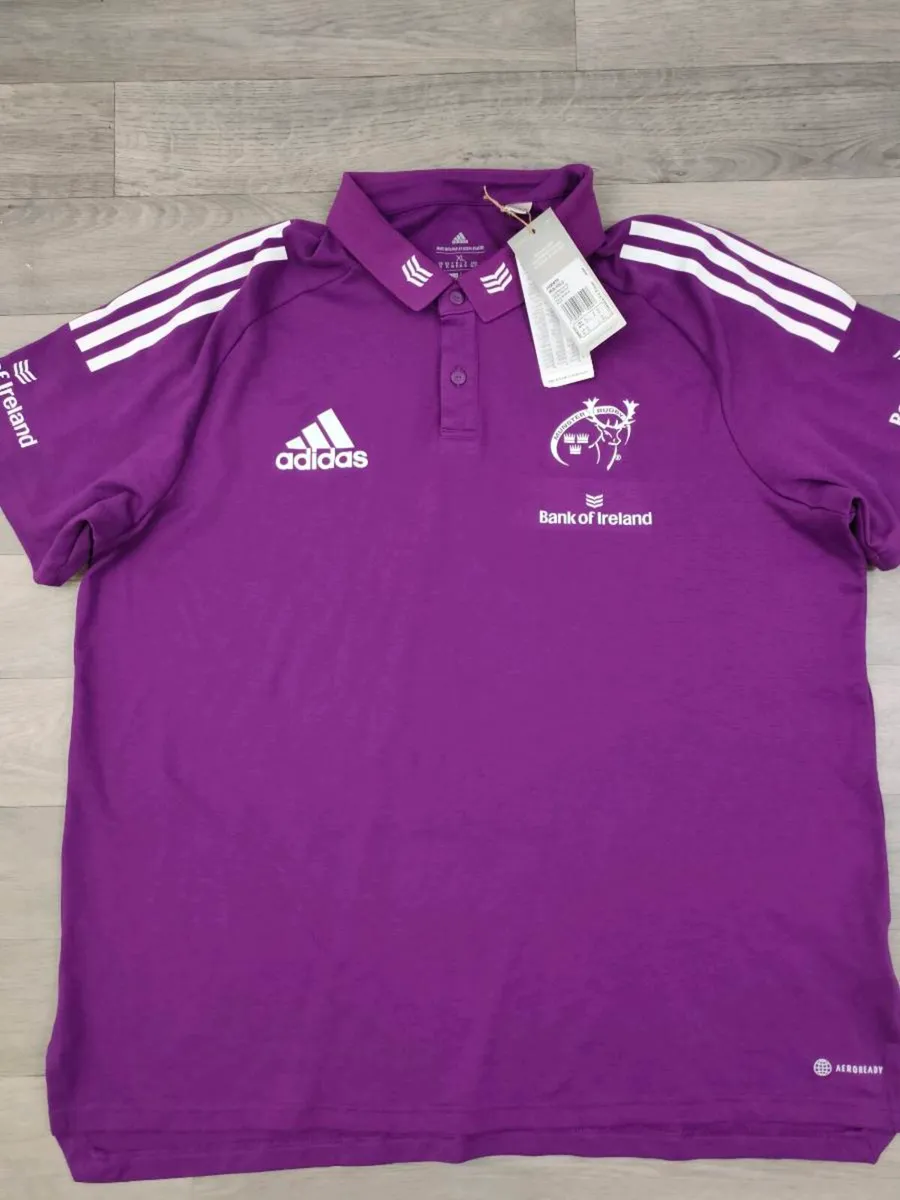 Adidas Munster Rugby Polo Shirt Men's XL - Image 2