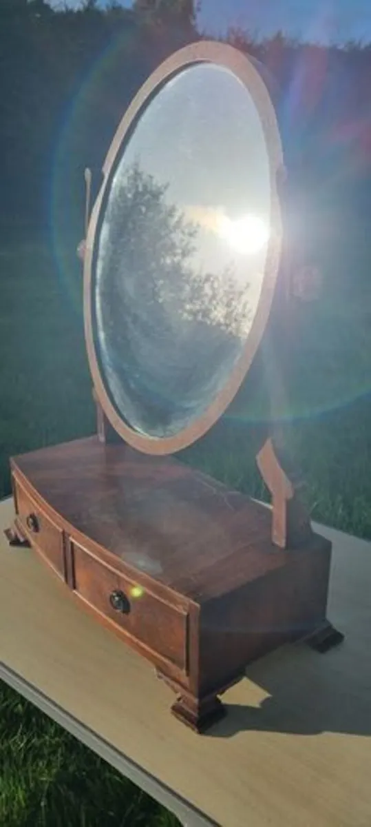 Antique dressing table mirror - Image 3