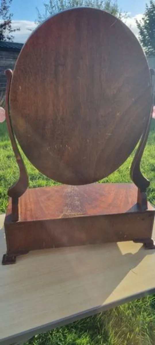 Antique dressing table mirror - Image 4