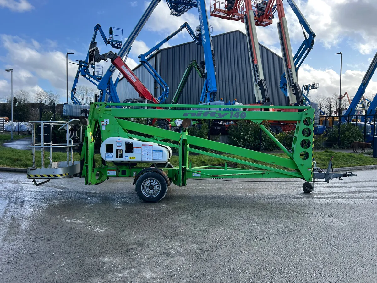 Niftylift 140 Tow Behind Cherry Picker - Image 1