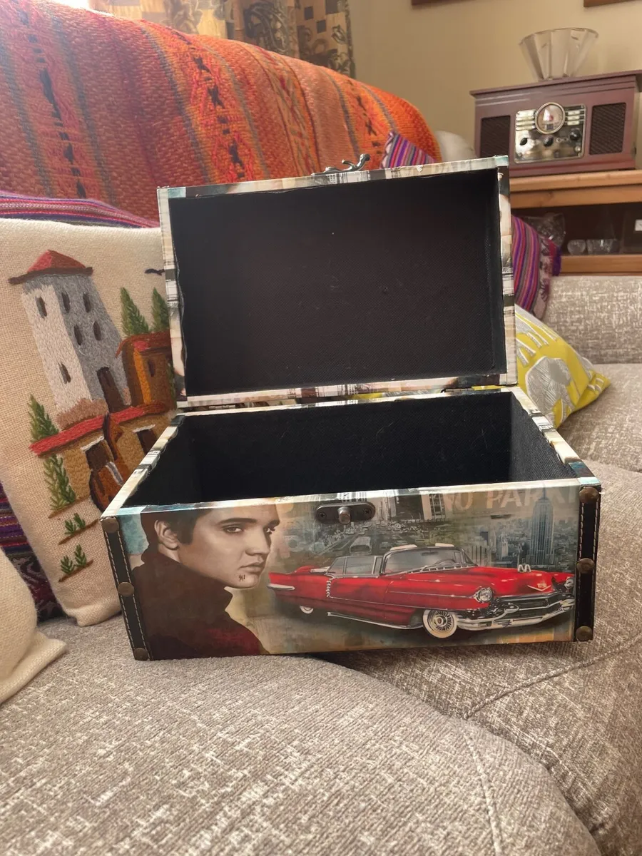LARGE ELVIS TRINKET BOX - Image 1