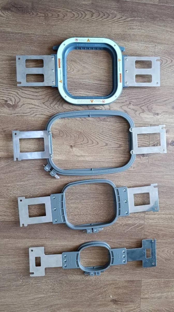 Ricoma EM 1010 machine embroidery hoops - Image 1