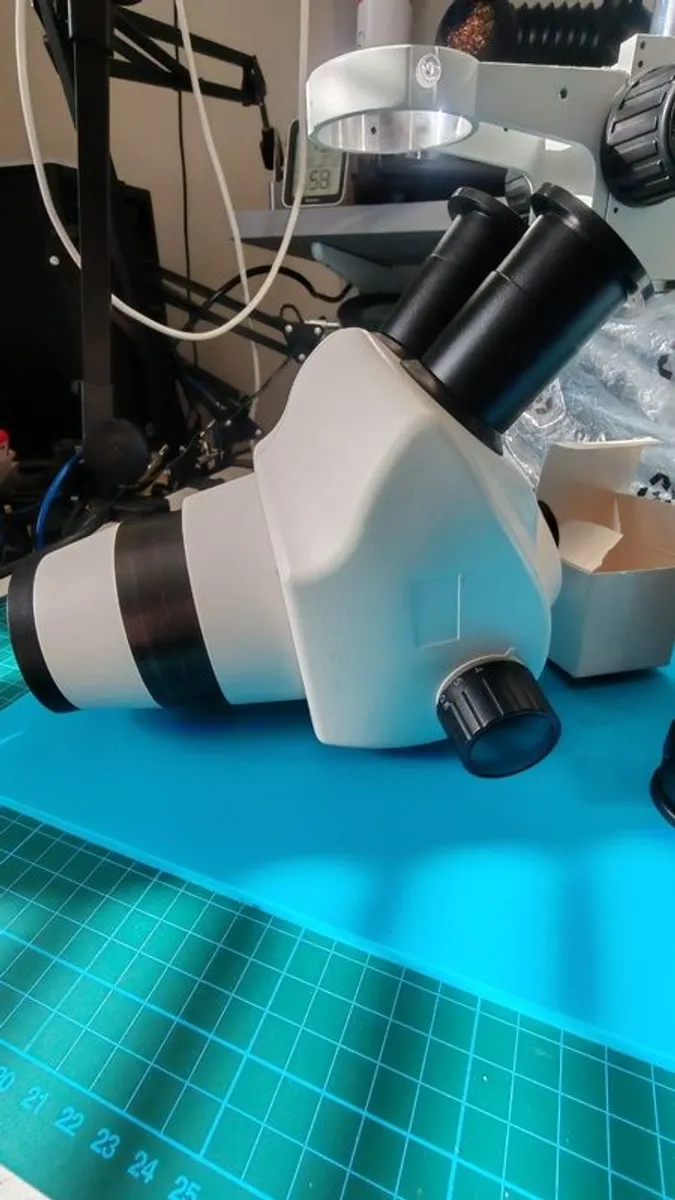 SMZ-635, 8-50X Continuous Zoom Stereo Microscope WF10X/22mm Eyepiece For Phone PCB Repair - Image 2