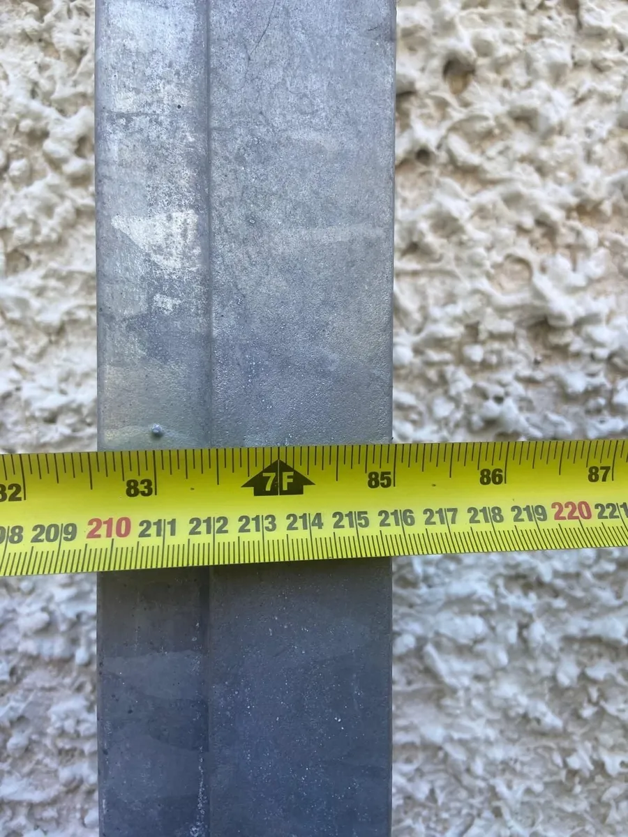 Pair of new, heavy-duty galvanised driveway gates - Image 4