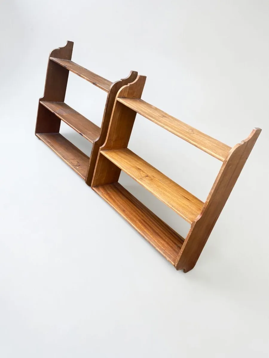 Bookshelves x 2 - Wall Shelves - Antique - Image 1