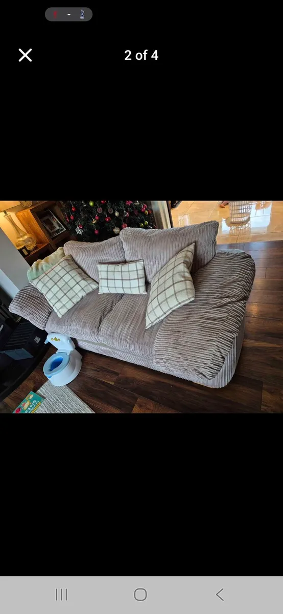 2 seater & sweetheart sofa - Image 2