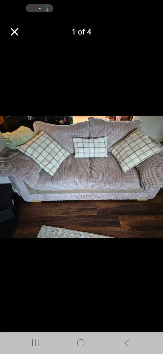 2 seater & sweetheart sofa - Image 1