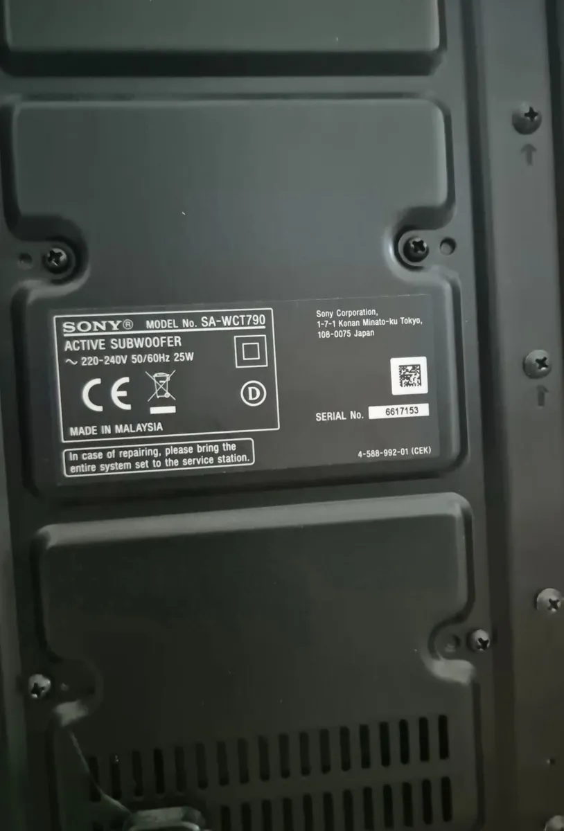 Sony Soundbar and Sub woofer. - Image 2