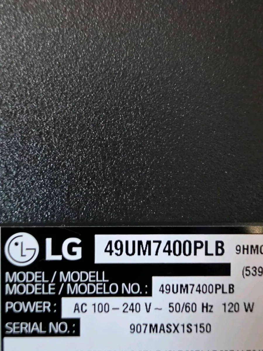 LG 49 inch tv - Image 3