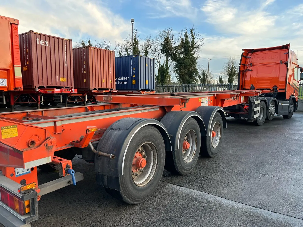 2019 SDC LONG NECK SLIDING SKELETAL TRAILER - Image 3