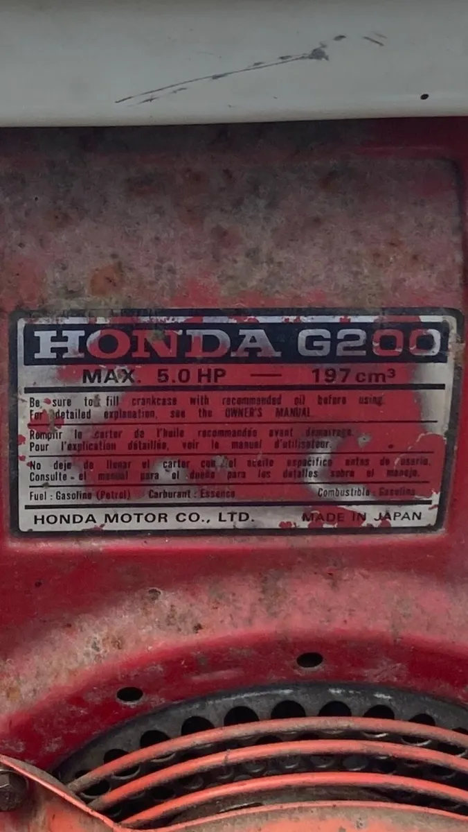 Honda carting g200 engine - Image 1