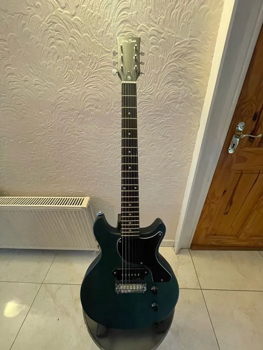 Harley Benton DC Junior Blue - Image 1