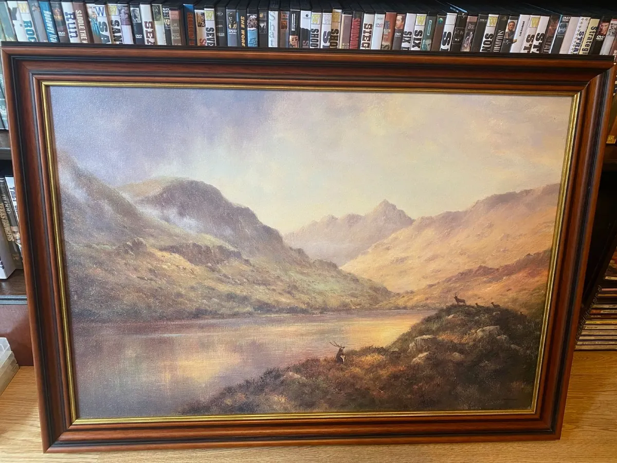 Old Wooden Framed Picture