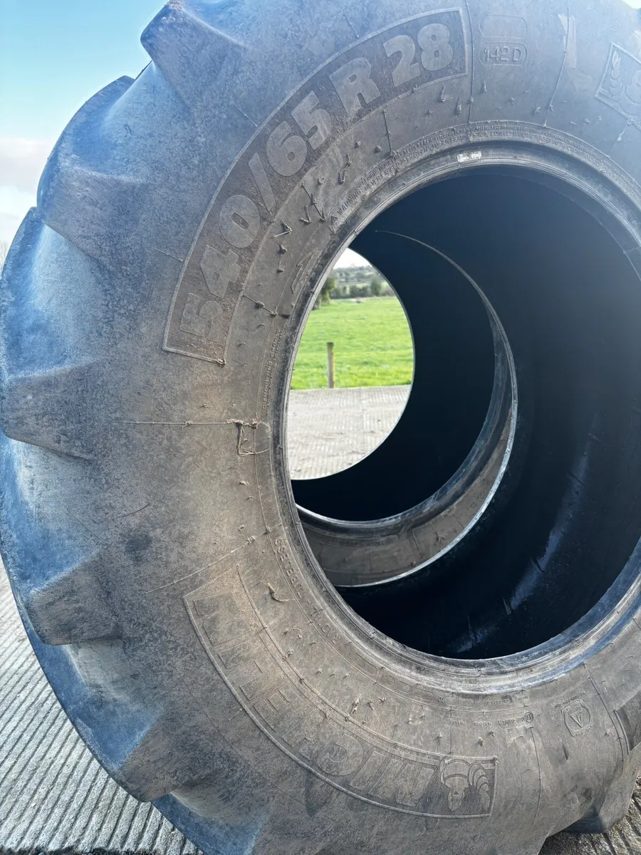 2 Michelin Tractor tyres - Image 3