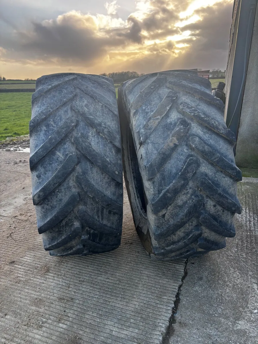 2 Michelin Tractor tyres - Image 1