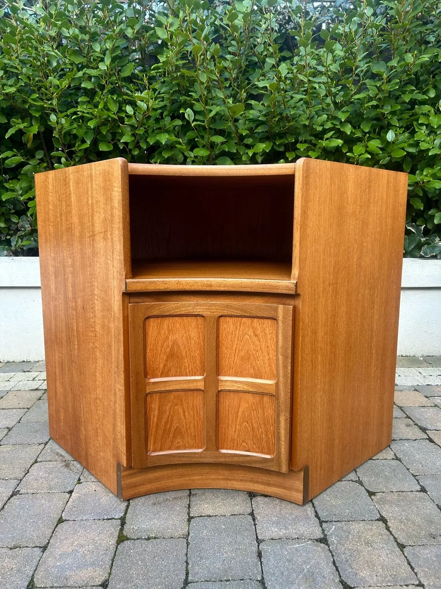 Mid century Nathan media cabinet retro vintage - Image 1