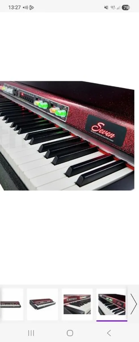 Crumar Seven, piano keys - Image 3