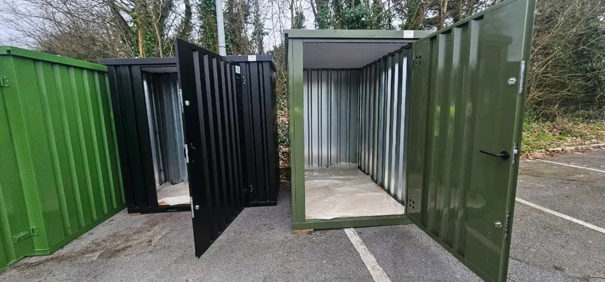 Heavy duty Steel CUBE sheds , storage units - Image 3
