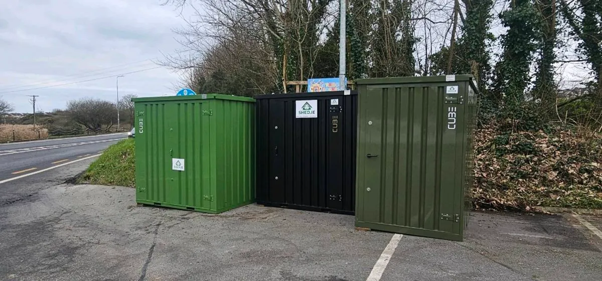 Heavy duty Steel CUBE sheds , storage units - Image 4