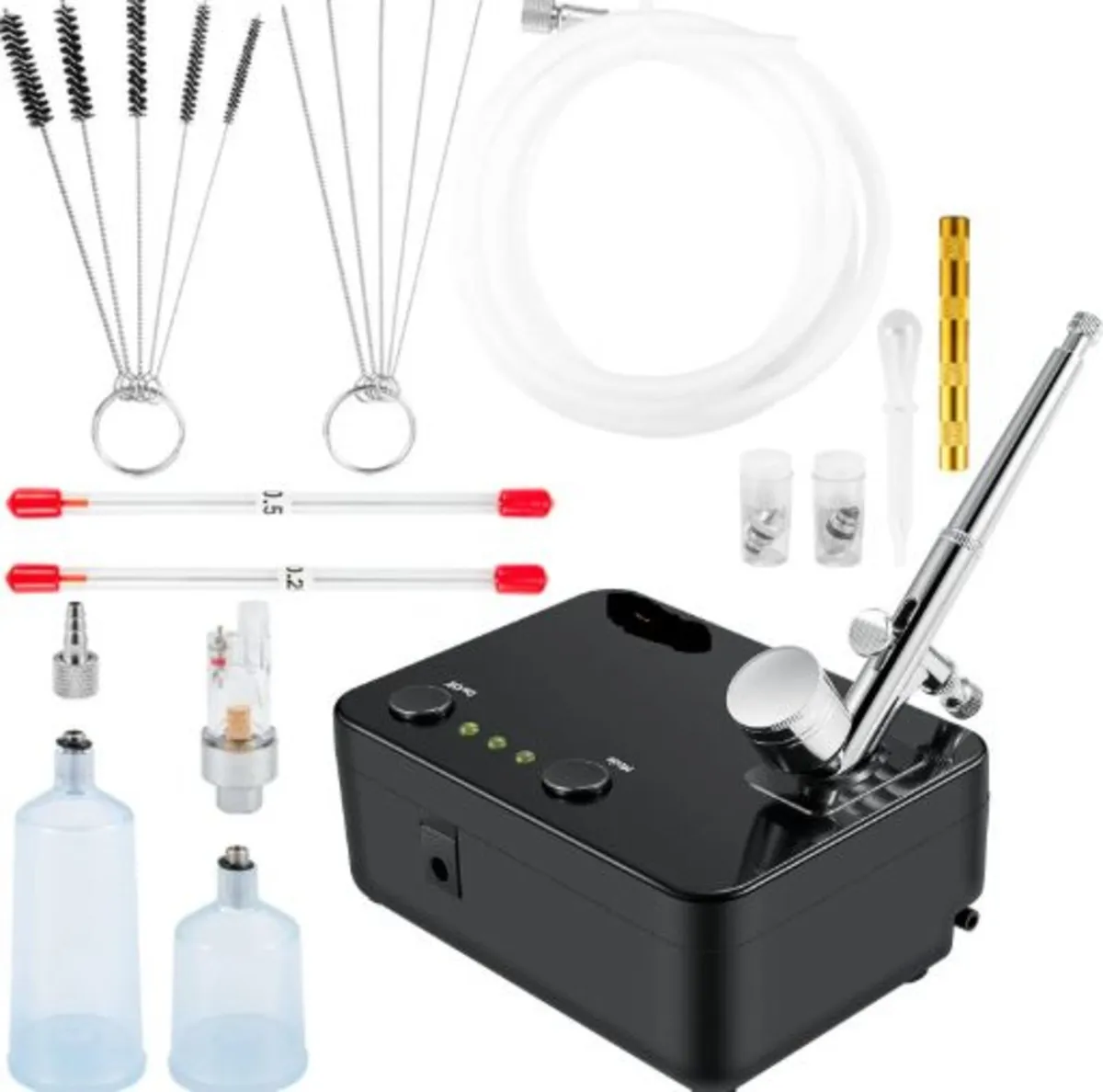 Airbrush Kit,Portable Airbrush Set with Compressor - Image 1