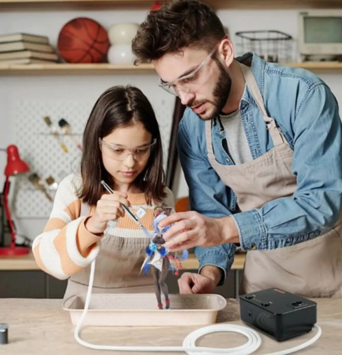 Airbrush Kit,Portable Airbrush Set with Compressor - Image 4