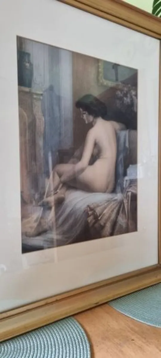 Vintage French Art Nude - Image 1