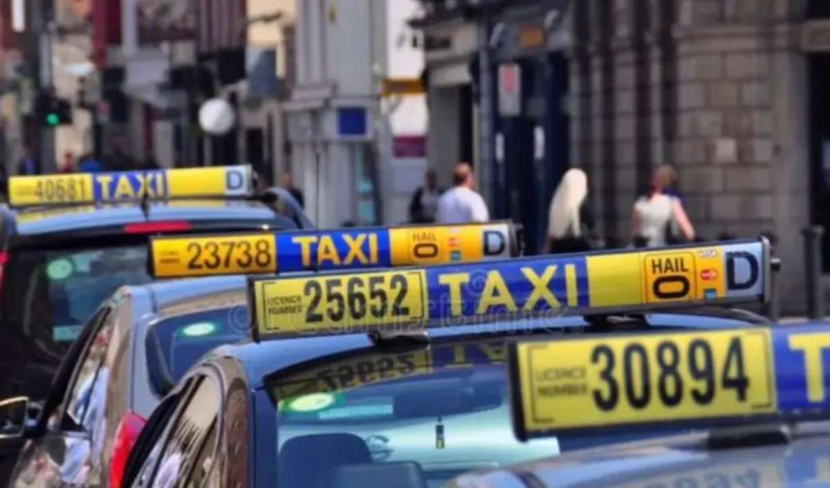 Taxi license plate to rent